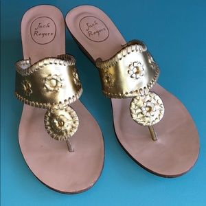 Like-new Jack Rogers 10 Wedge